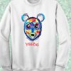 Bear Yeezus Hiphop Style Crewneck Sweatshirt