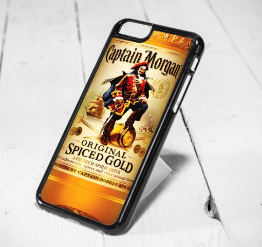 Captain Morgan Protective iPhone 6 Case, iPhone 5s Case, iPhone 5c Case, Samsung S6 Case, and Samsung S5 Case