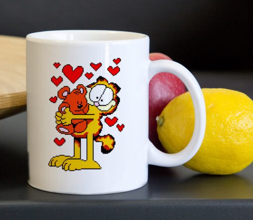 Garfield Bear Hug Tea Coffee Classic Ceramic Mug 11oz