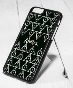 Harry Potter Always Deathly Hallow Quote Protective iPhone 6 Case, iPhone 5s Case, iPhone 5c Case, Samsung S6 Case, and Samsung S5 Case
