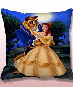 Disney Beauty And The Beast Throw Pillow Cover