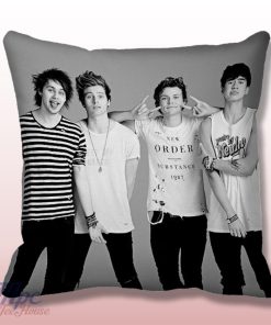 Cute Five Second Of Summer Throw Pillow Cover