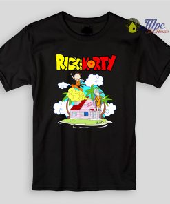 Funny Dragon Ball Rick Morty Kids T Shirts