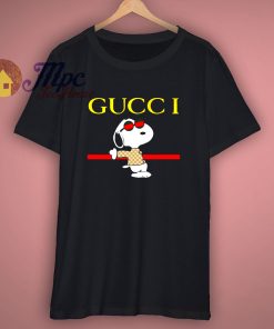 Snoopy Gucci Parody T Shirt