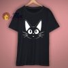 Black Kitty Face Cute T Shirt