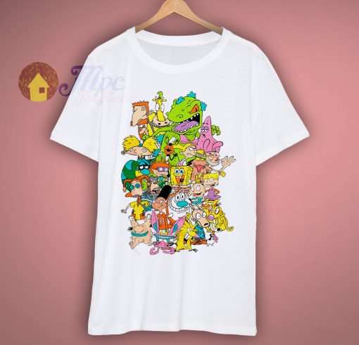 Nickelodeon Old School Cartoon T Shirt