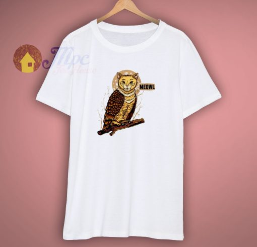 Cat Owl Funny Mashup T Shirt