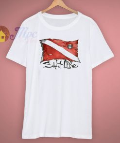 Pocket Salt Life Dive Flag T Shirt