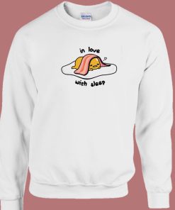 Gudetama In Love With Sleep 80s Sweatshirt
