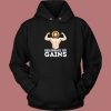 Hallowed Be Thy Gains 80s Hoodie Style