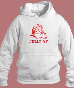 Santa Jolly AF Hoodie Style