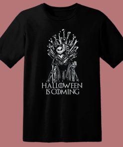 Halloween Is Coming Jack Skellington T Shirt Style