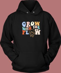Grow With The Flow Peace Hippie Hoodie Style