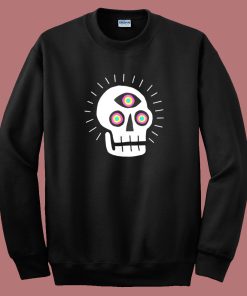 Enlightened Skull Halloween Sweatshirt