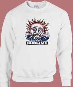 Vintage Sublime Crying Sun On Sweatshirt